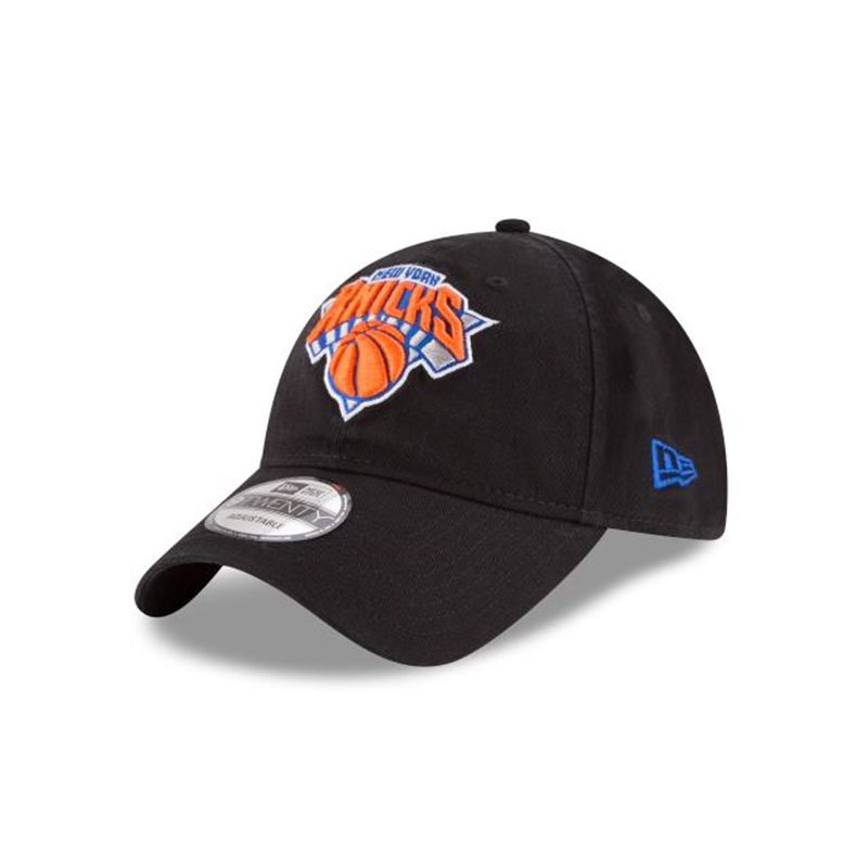 NBA New York Knicks Core Classic 9Twenty Adjustable (LNW4803) - Black New Era Caps